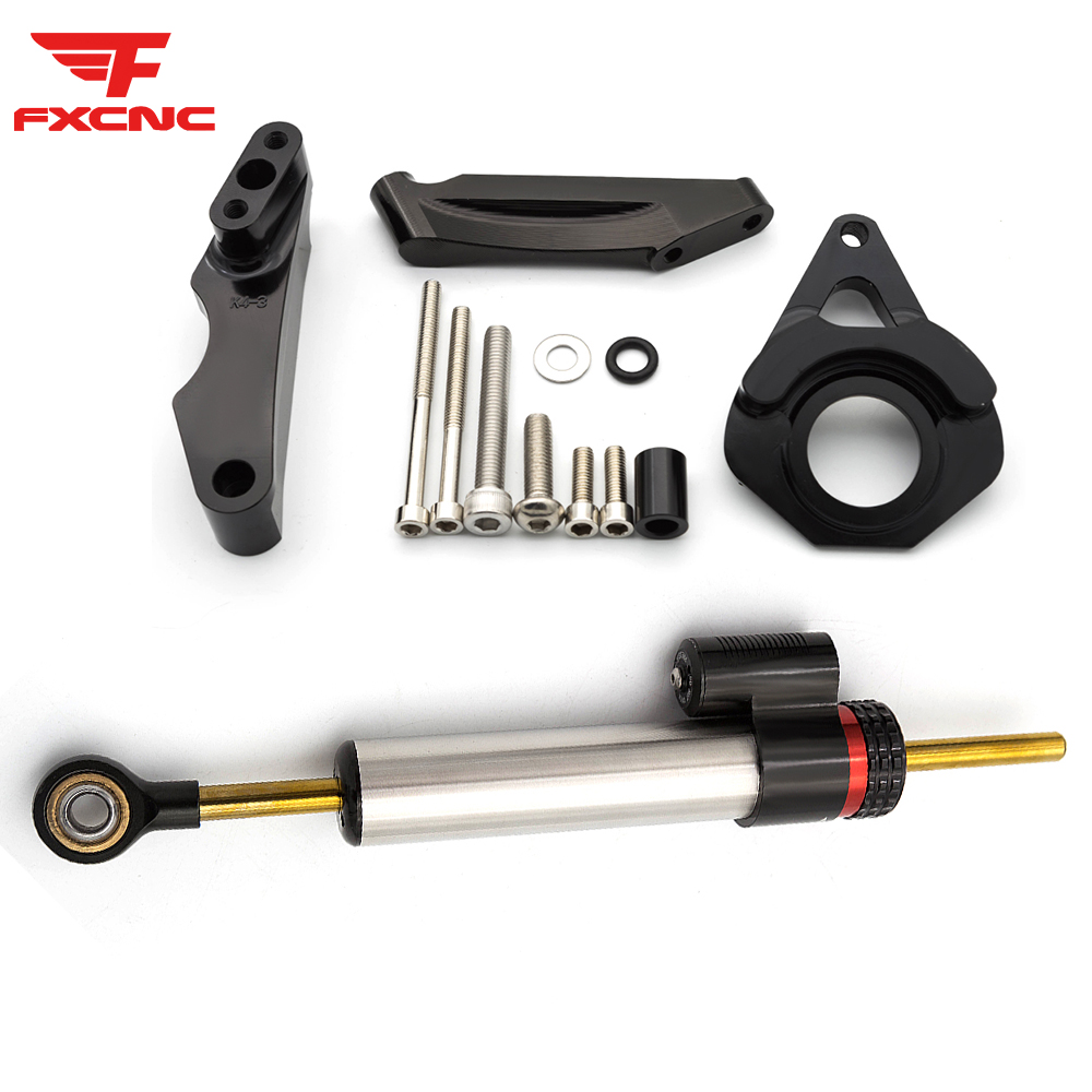 Steering Damper Stabilizer Kit Cnc - لسوزوكي GSXR600 750 K4 2001 -