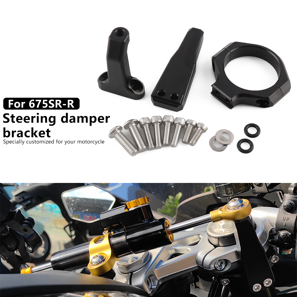 طقم حامل ممتص الصدمات الجديد ل - مراجعة Steering Damper Stabilizer Kit Cnc وسعره