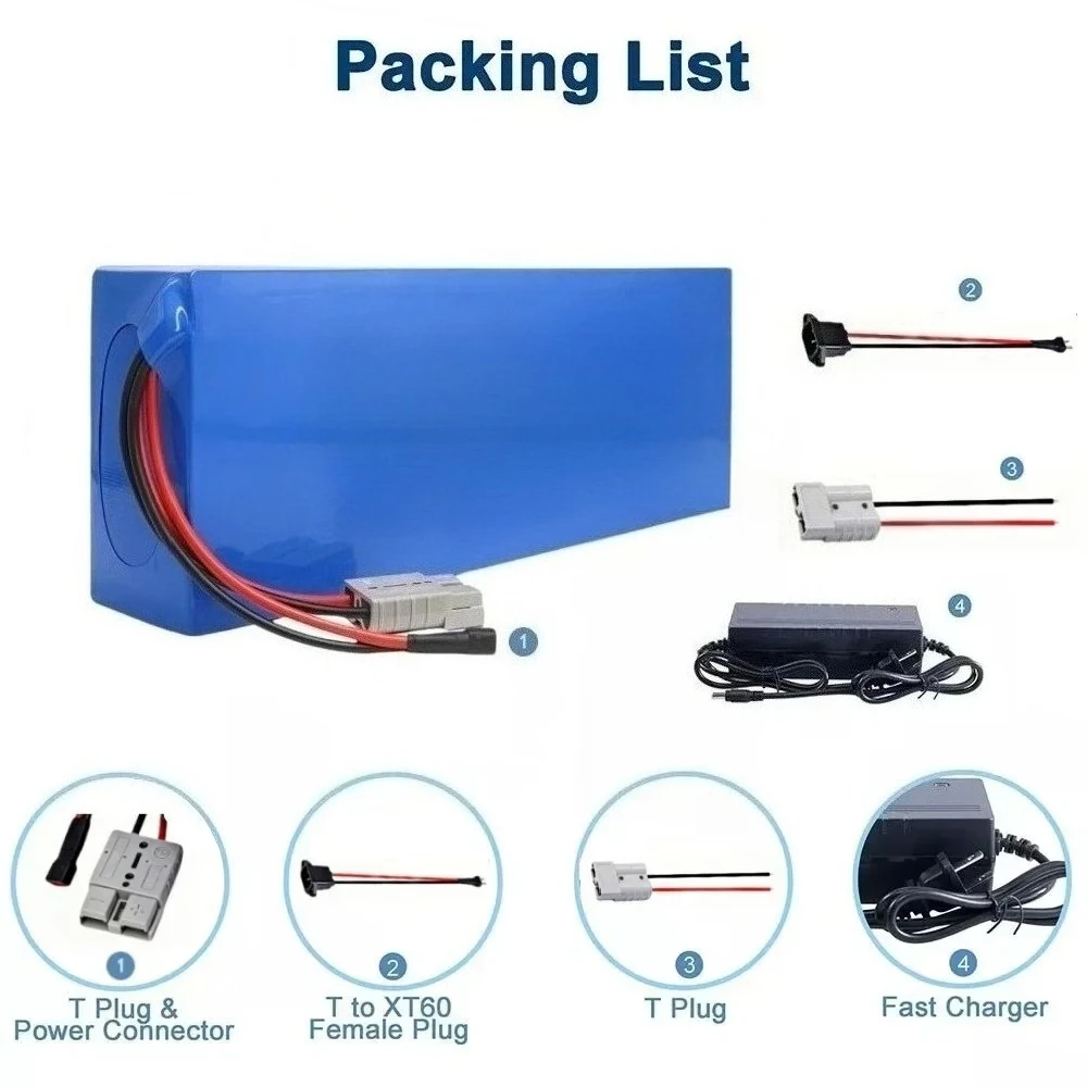 بطارية ليثيوم Aleaivy 60 فولت  - مراجعة 60V 30Ah 21700 Battery Pack وسعره