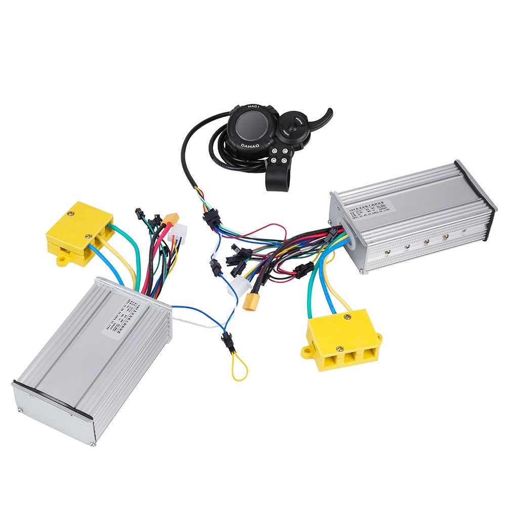 المزدوج محرك عدة تحكم شاشة الك - مراجعة 72V 45A Dual Controller وسعره