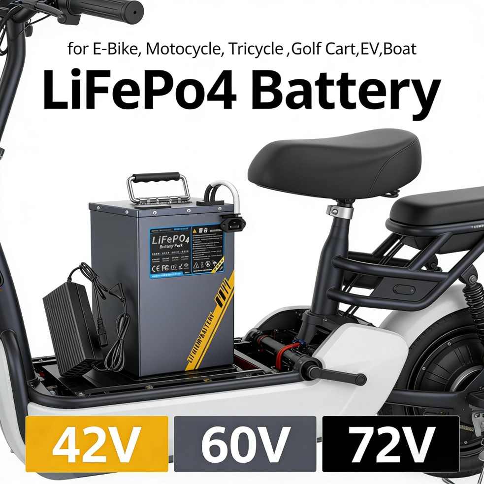 بطارية ليثيوم حديد فوسفات قابل - مراجعة 72V 30Ah Lifepo4 Battery Pack وسعره