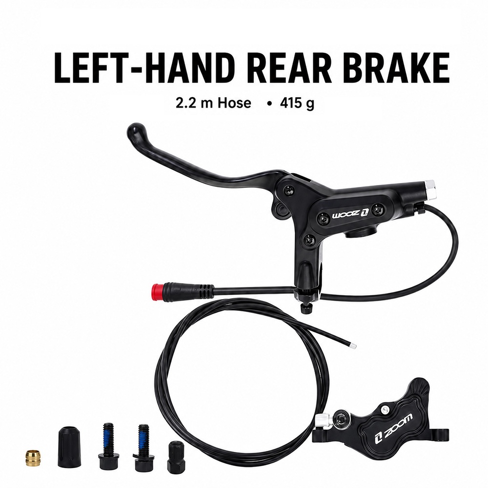 مجموعة فرامل هيدروليكية ZOOM H - مراجعة Zoom Hydraulic Brake 4 Piston E-Scooter وسعره
