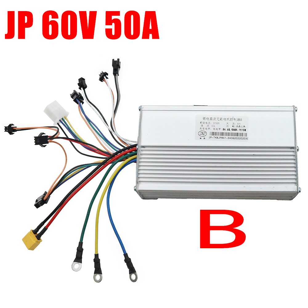 60 فولت 50A فرش السيارات المزد - مراجعة 72V 45A Dual Controller وسعره