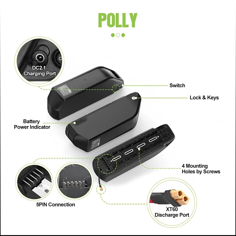 بطارية دراجة كهربائية هايلونج  - مراجعة 60V 30Ah 21700 Battery Pack وسعره