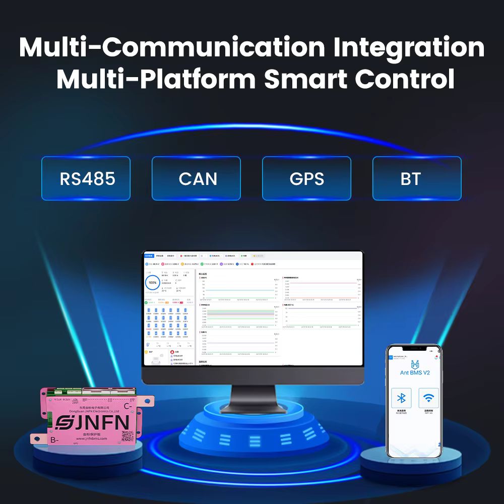 ANT BMS 1A نشط التوازن بطارية  - مراجعة Smart Bms 20S 72V 150A Bluetooth وسعره